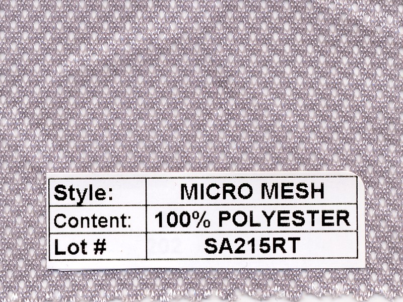 Micro Mesh 100% Polyester